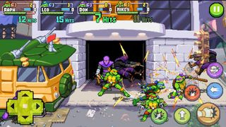 Teenage Mutant Ninja Turtles Shredder Revenge gameplay featuring cooperative beat-em-up action and retro pixel art