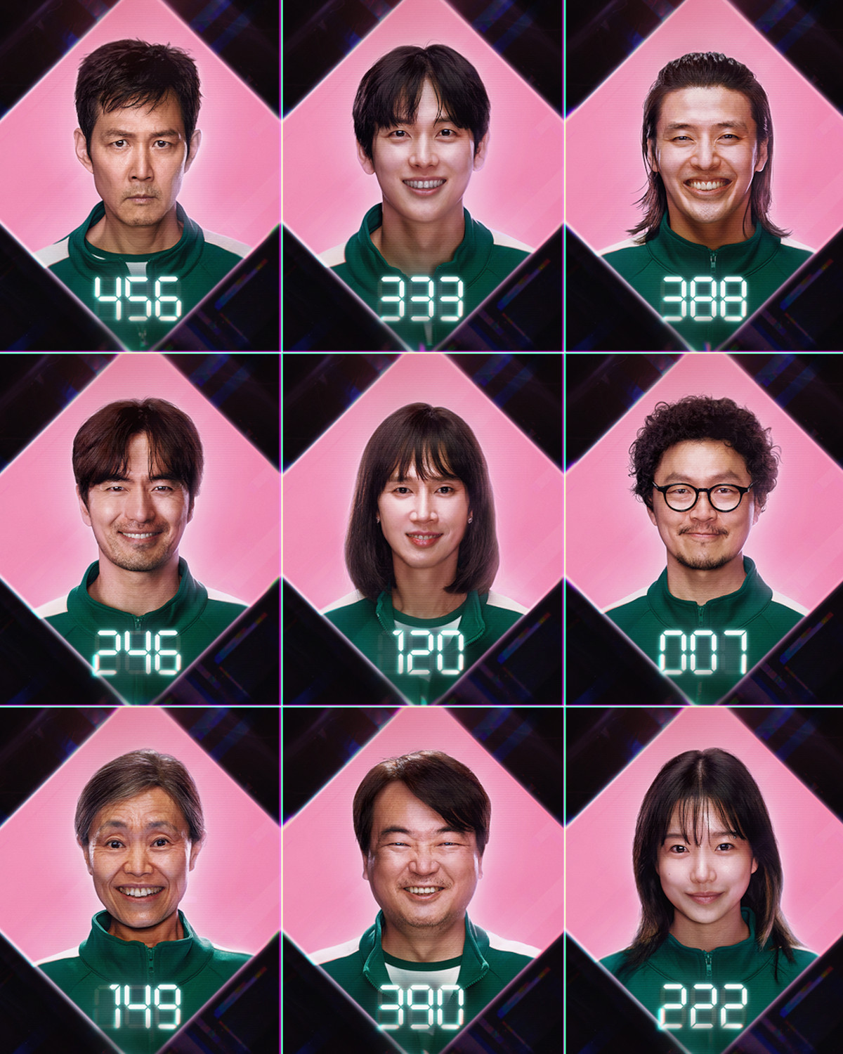 Grid of Squid Game Season 2 Cast