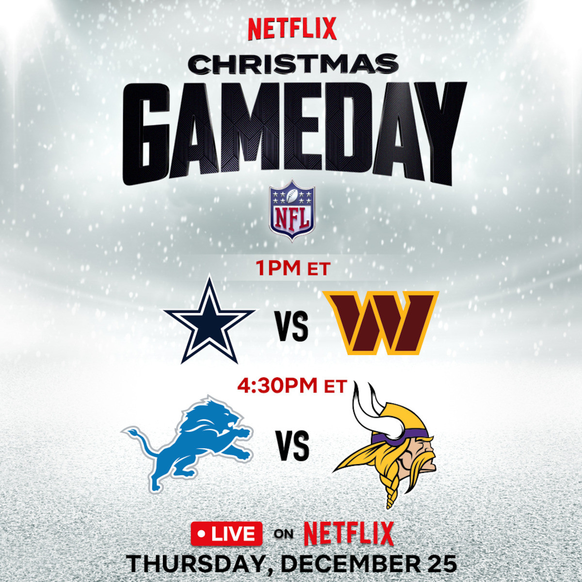 NFL Christmas Games