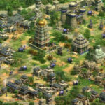 A civilisation flourishing in Age of Empires 2.