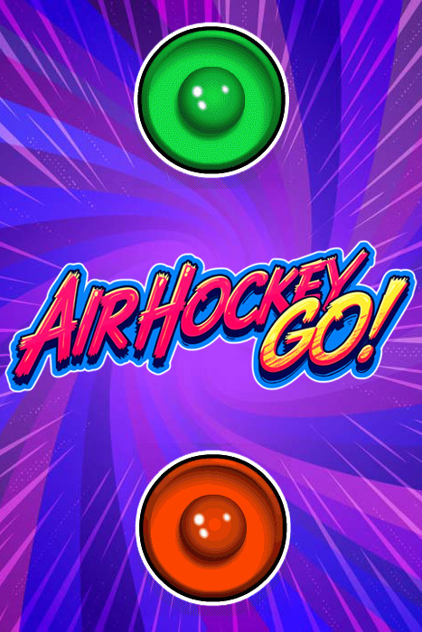 Air Hockey Go! Game Alternative Text: A fast-paced air hockey game where players compete against friends or AI opponents in a virtual arcade setting.