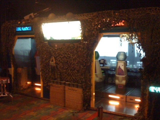 Galaxian 3 Theater converted to Air Raid, showing elements of the original design