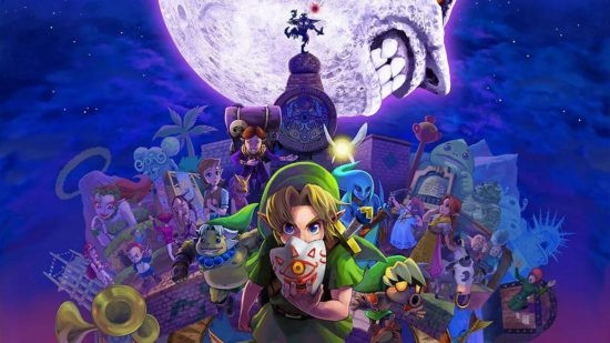 The cast of characters in Majora's Mask