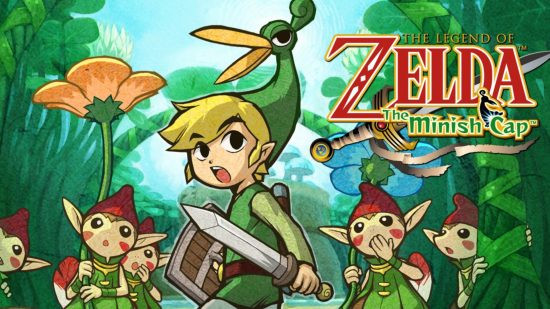 Official artwork of the Minish Cap with Link wearing the cap
