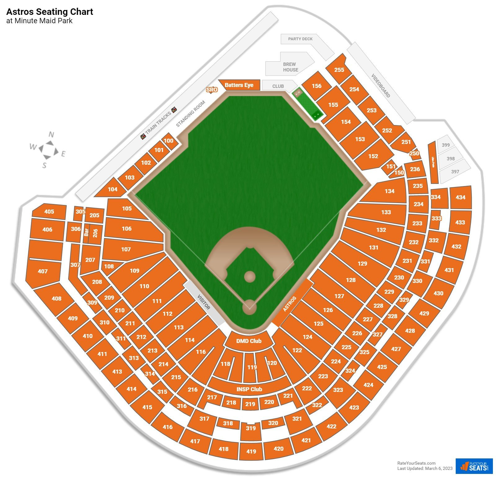Minute Maid Park Seating Chart