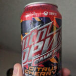 A can of Mountain Dew Game Fuel, in the Halo Infinite era.