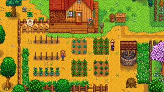 Stardew Valley gameplay featuring farming, relationships, and simulation elements