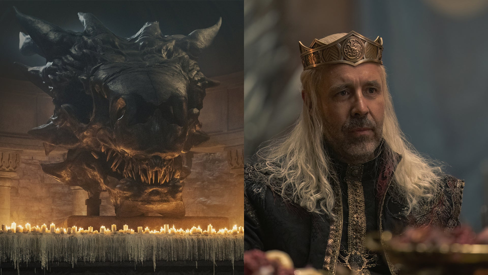 Balerion's skull in the Red Keep, a reminder of his massive size and historical importance