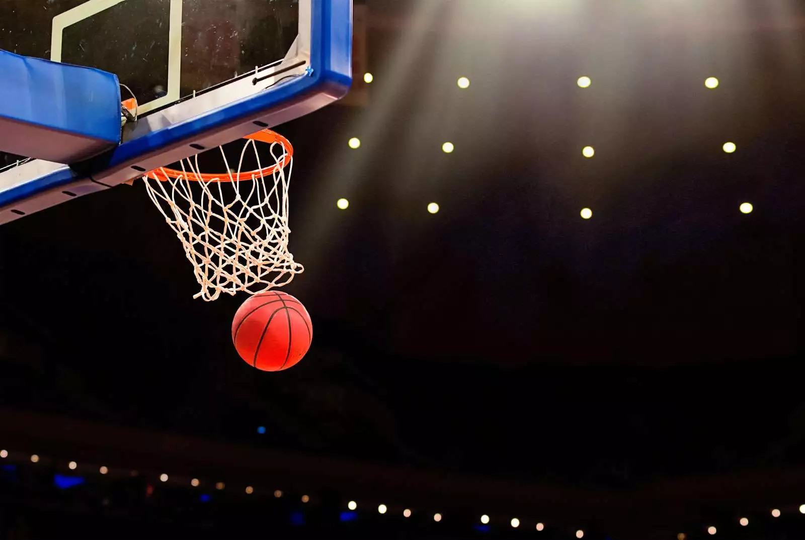 NBA basketball on a laptop, showcasing online betting options