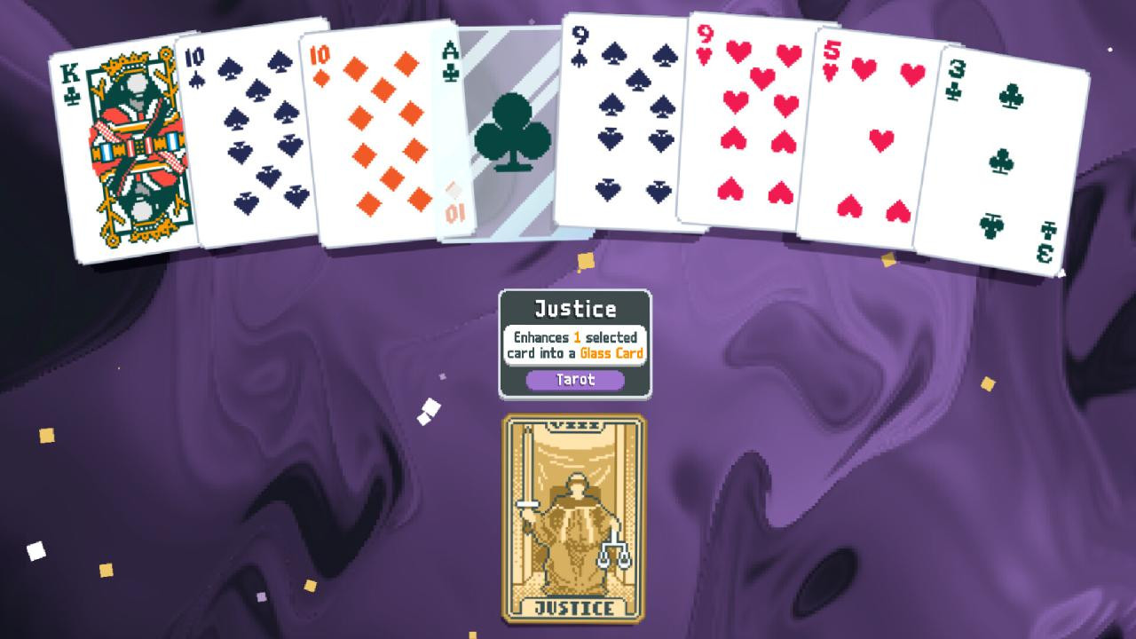 Gameplay of Balatro on Apple Arcade