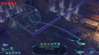 XCOM: Enemy unknown screenshot showing a free arming frag grenade shot