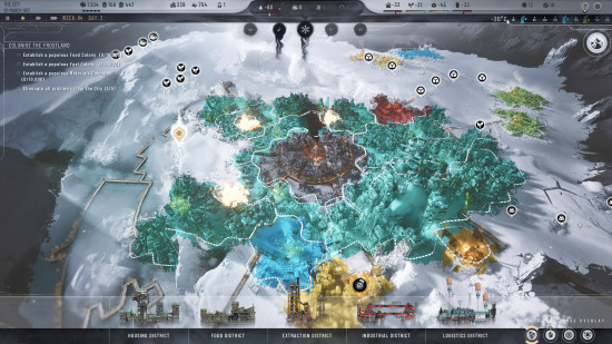 Building view in Frostpunk 2, best building games