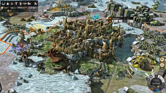 Many grand strategy games prefer to stick to the historical past, but Endless Legend invites you to explore and conquer an original fantasy universe populated by elves, dragons, and mages. Fans of Civilization and Heroes of Might and Magic will find themselves instantly at home thanks to its hex map and factional armies while its rich universe offers a window into the genre for newcomers who dislike the political landscape of real-world history.