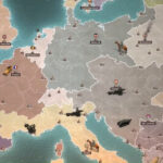 Best grand strategy games: Supremacy 1914. Image shows a world map filled with various vehicles and soldiers.