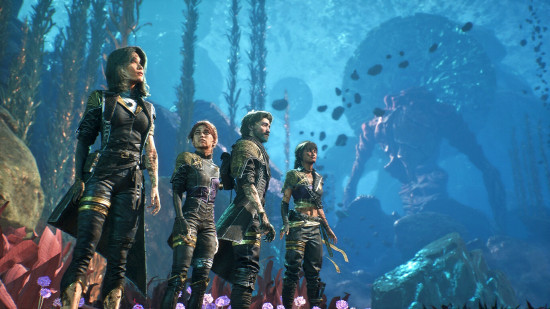 Gustave, Maelle, and their party ready against the Nevron hordes in Clair Obscur Expedition 33
