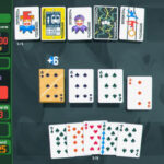 Gameplay of someone playing a hand in Balatro