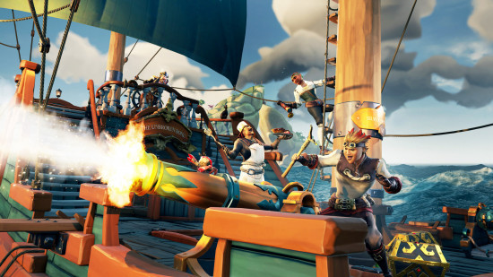 Sea of Thieves: A group of pirates gallivanting