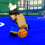 Basketball Zero Alt Text: A Roblox basketball game with players competing on a court, reminiscent of the Kuroko no Basuke anime series