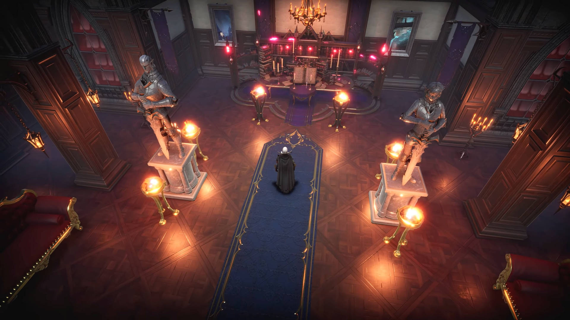 V Rising requires players to rebuild their vampire strength by building bases and terrorizing locals.