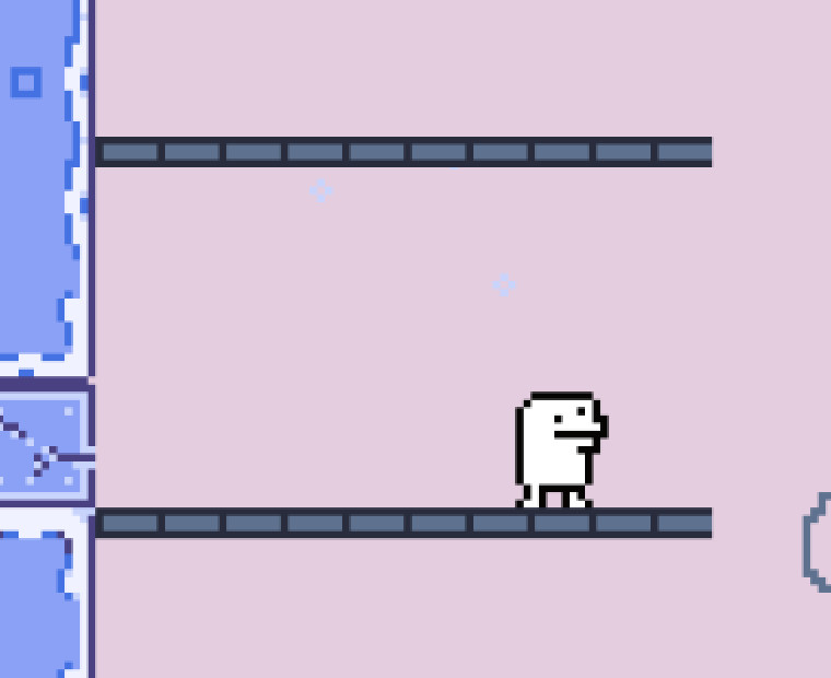 Screenshot of pixel game