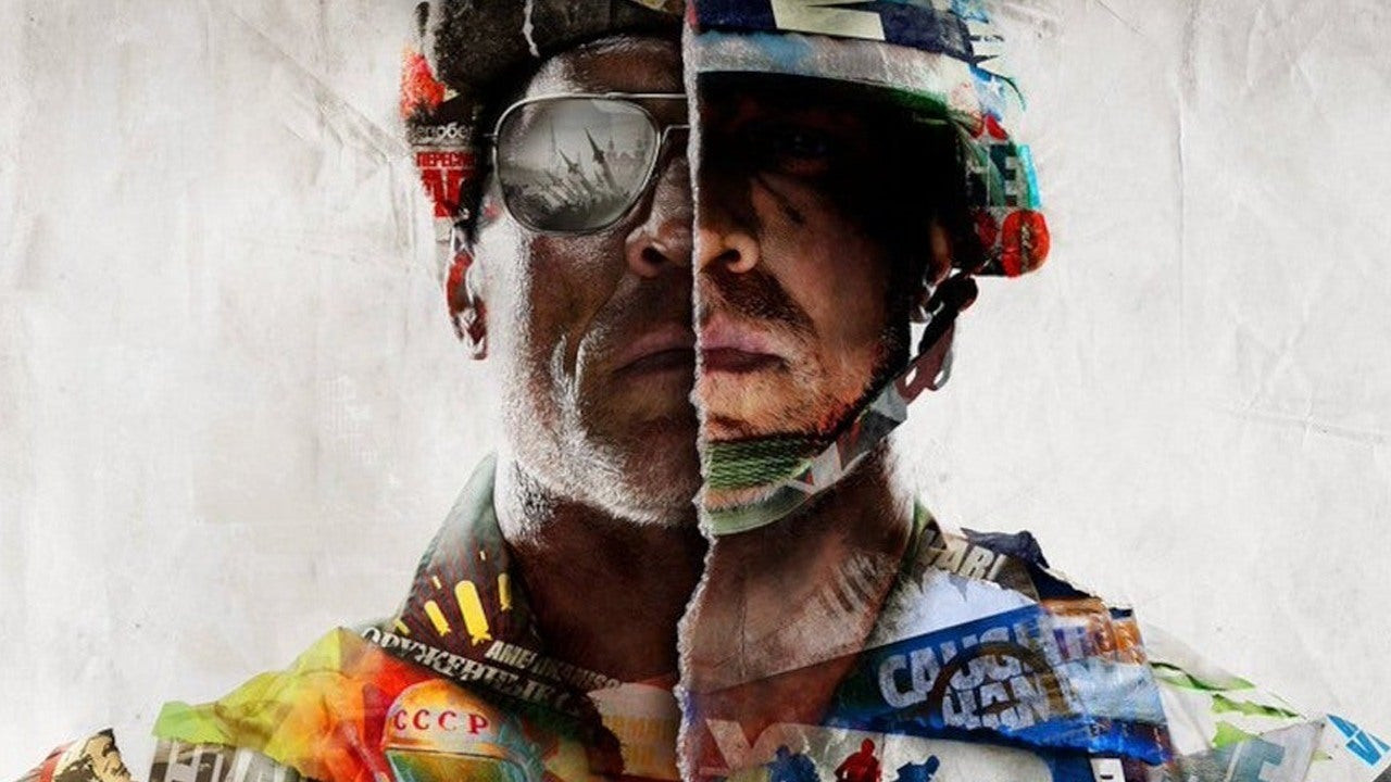 A split image of a soldier