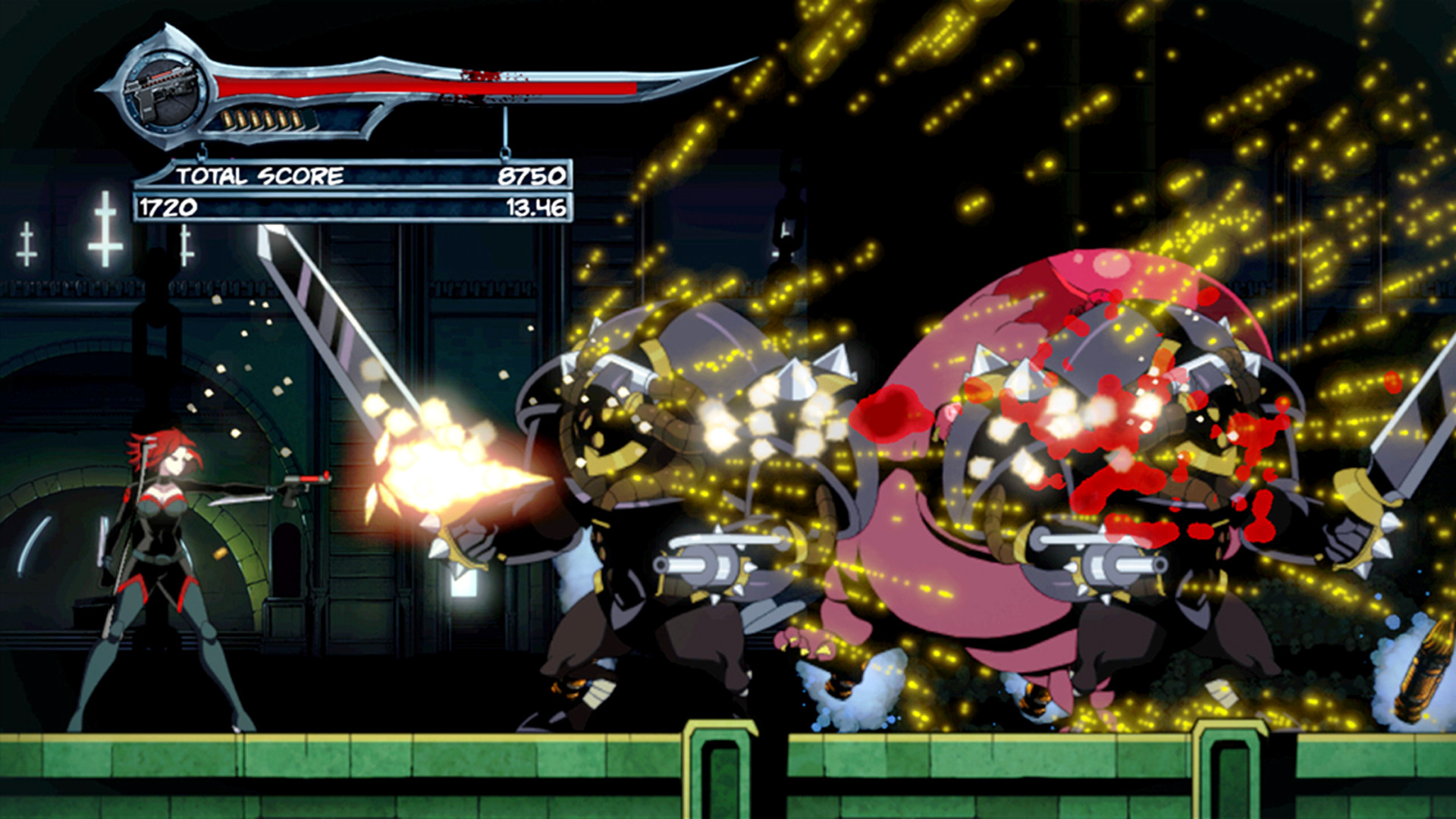 BloodRayne Betrayal is a 2D action-platformer with challenging gameplay.