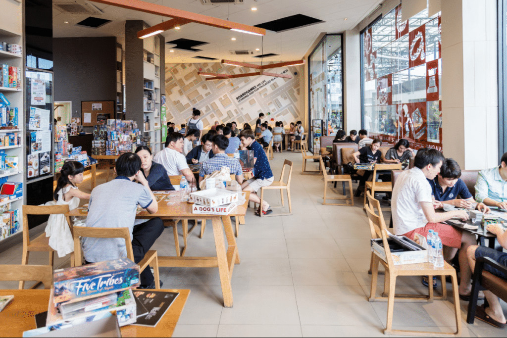 The Uncommons Board Game Cafe Interior