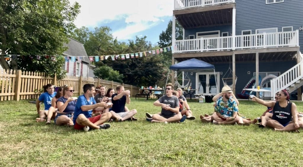 boat race drinking game beer olympic