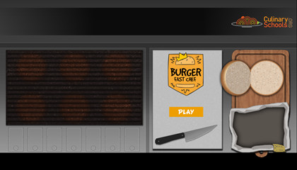 Burger Fast Chef Game.