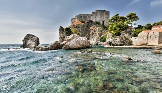 Fort Lovrijenac, the Red Keep in Game of Thrones, overlooking Blackwater Bay