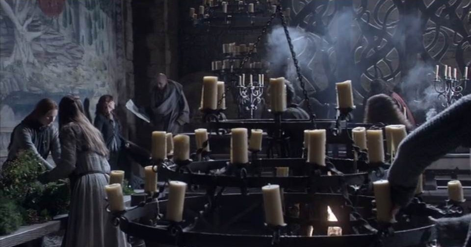 Preparations being made at Winterfell for the arrival of King Robert's retinue