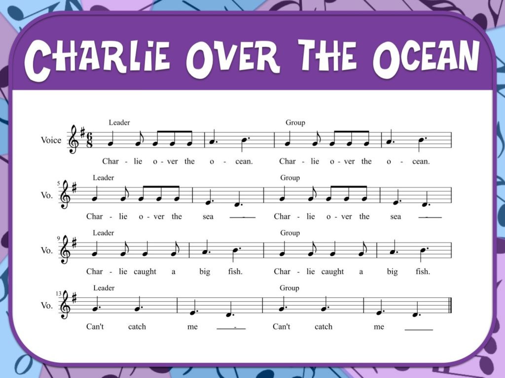 Charlie Over the Ocean sheet music