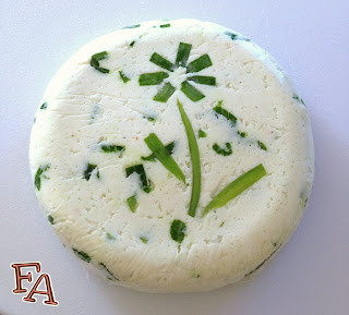 Cheese with Garlic and Green Onion Patty