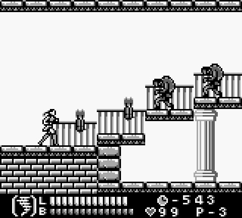 Castlevania Legends features giant flying skulls inspired by Super Mario Bros