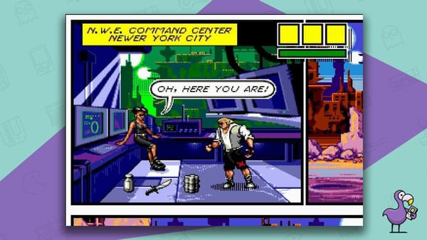 Sega Genesis Comix Zone gameplay