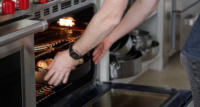 Roasting cornish hens