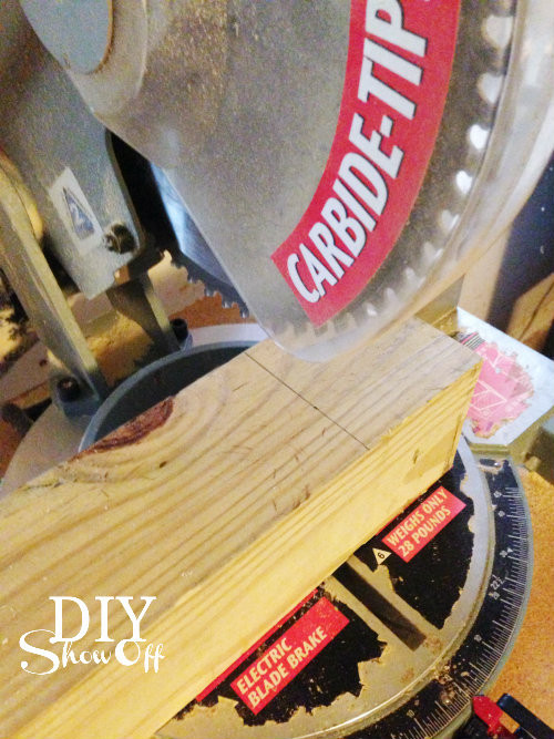 Cutting 4x4 DIY dice game