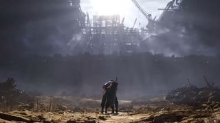 A screenshot taken from the Final Fantasy 7 Rebirth reveal trailer