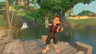 A screenshot of the upcoming Switch game, Tales of the Shire