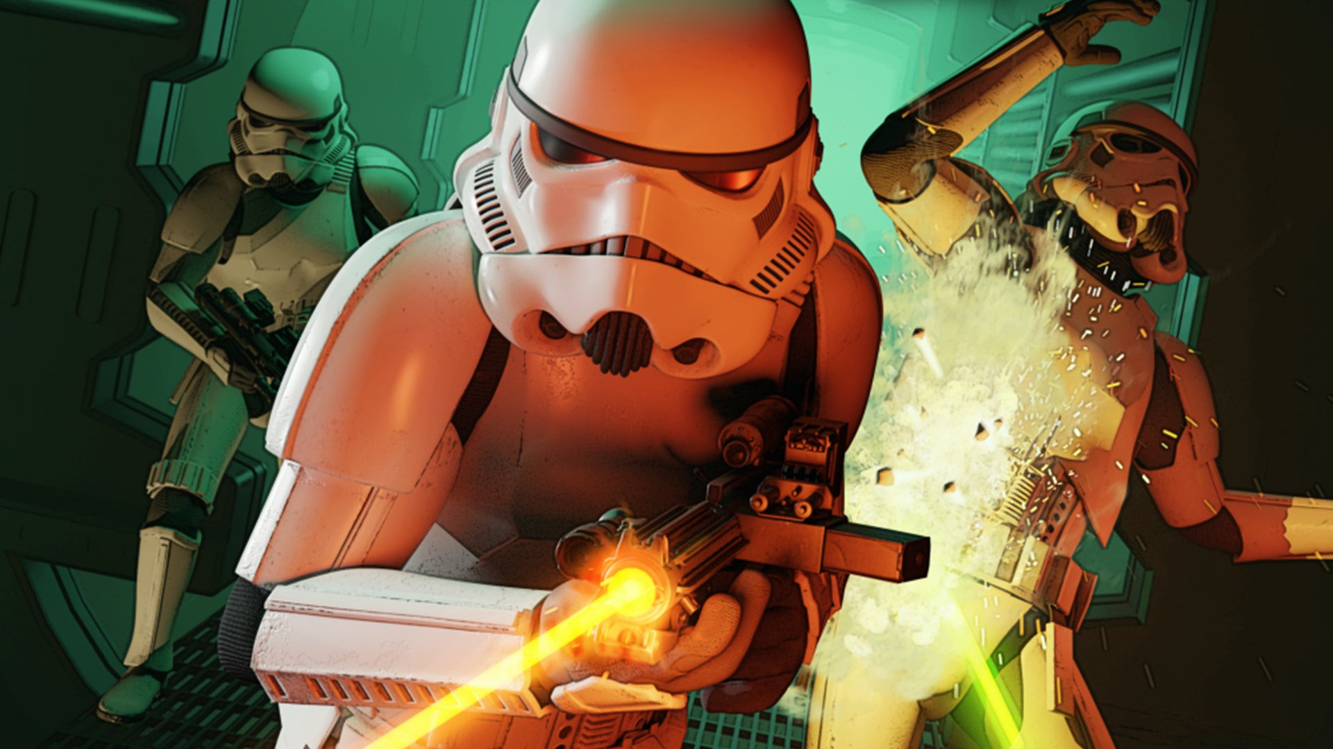 Kyle Katarn in Star Wars: Dark Forces Remastered