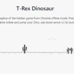 Chrome Dinosaur Game Offline