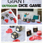 DIY giant outdoor LCR dice game tutorial