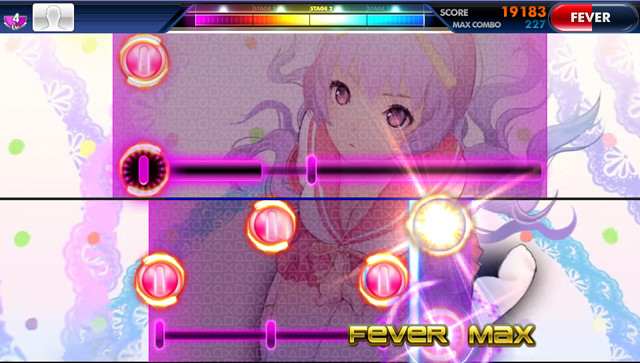 Gameplay in DJMax Technika Tune