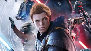 Star Wars Jedi: Fallen Order promo art featuring Cal Kestis with his lightsaber