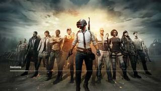 PUBG Mobile gameplay featuring a battle royale scenario with diverse environments and intense combat