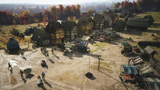 A medieval village