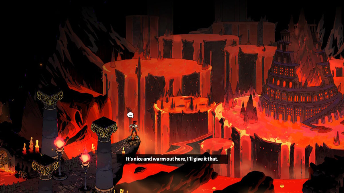 Zagreus preparing for battle in Hades