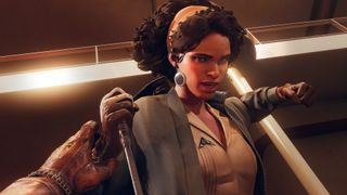 Julianna fighting Colt in Deathloop