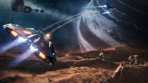 Massive Space Exploration in Elite Dangerous VR