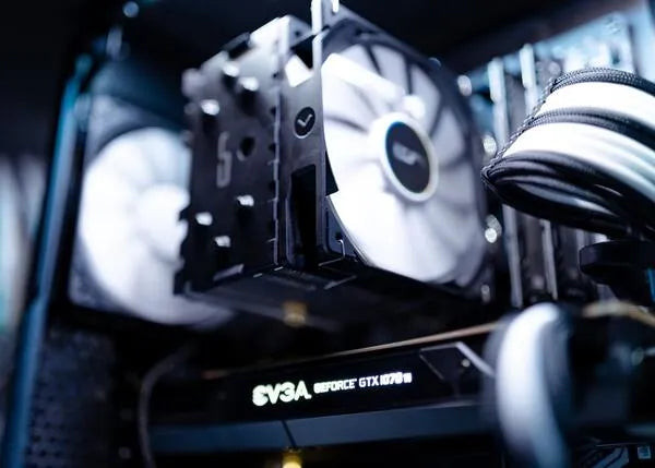 Computer fan needing cleaning to prevent PC overheating